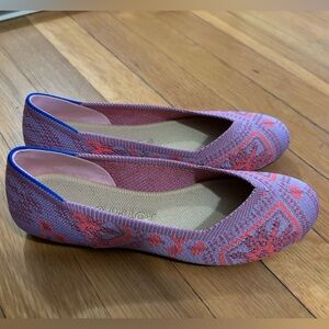 Rothy’s size 6 Rose Boho flats